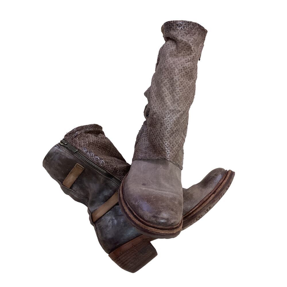 A.S.98 Brown Ankle Boots - Picture 13 of 16